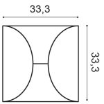 3D стеновое покрытие W107 CIRCLE — изображение 2